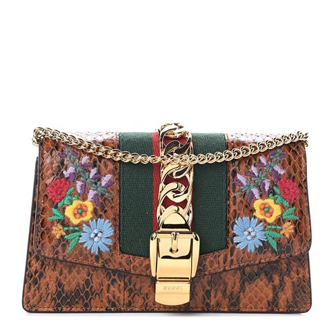 gucci sylvie embroidered mini bag|gucci sylvie bag history.